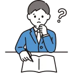 Male Student Studying Question SVG Icon